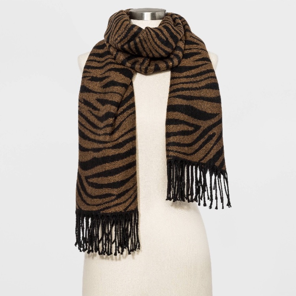 A New Day Zebra Blanket Scarf